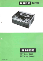 Uher 10000-Royal-de-Luxe - Service Manual-2